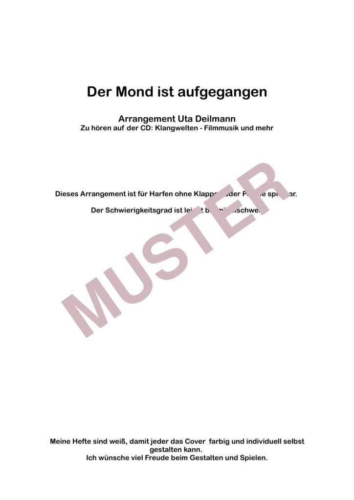 Musterseite 2 von Der Mond ist aufgegangen