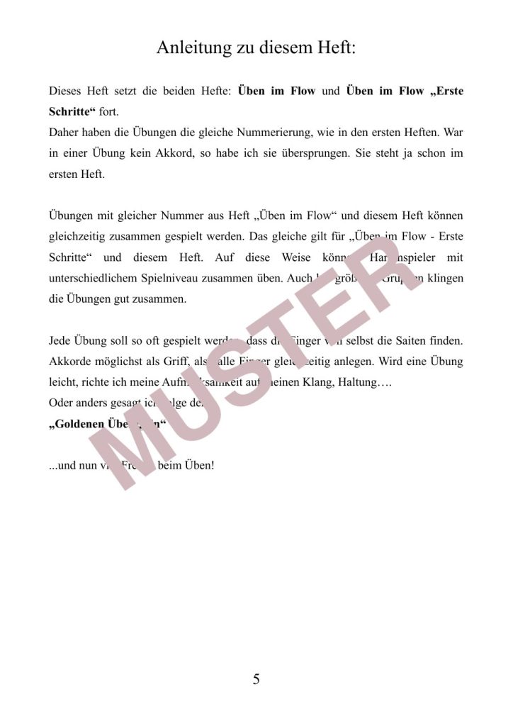 Musterseite 5 von Üben im Flow – Zweite Schritte