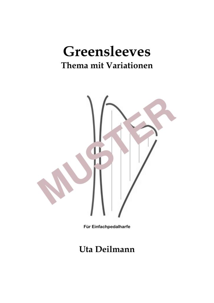 Musterseite 1 von Greensleeves – Konzertharfe