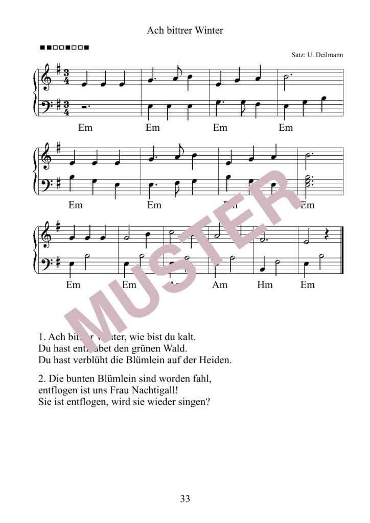 Musterseite 15 von Das neue Notenheft „Liederbuch“
