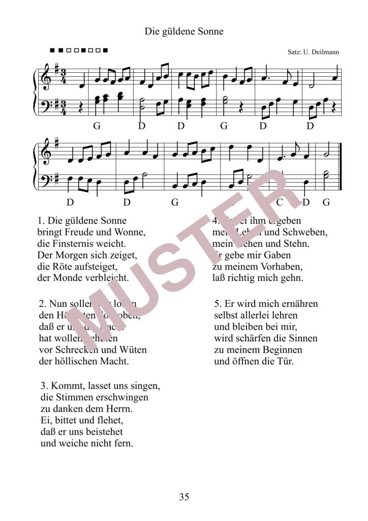 Musterseite 16 von Das neue Notenheft „Liederbuch“