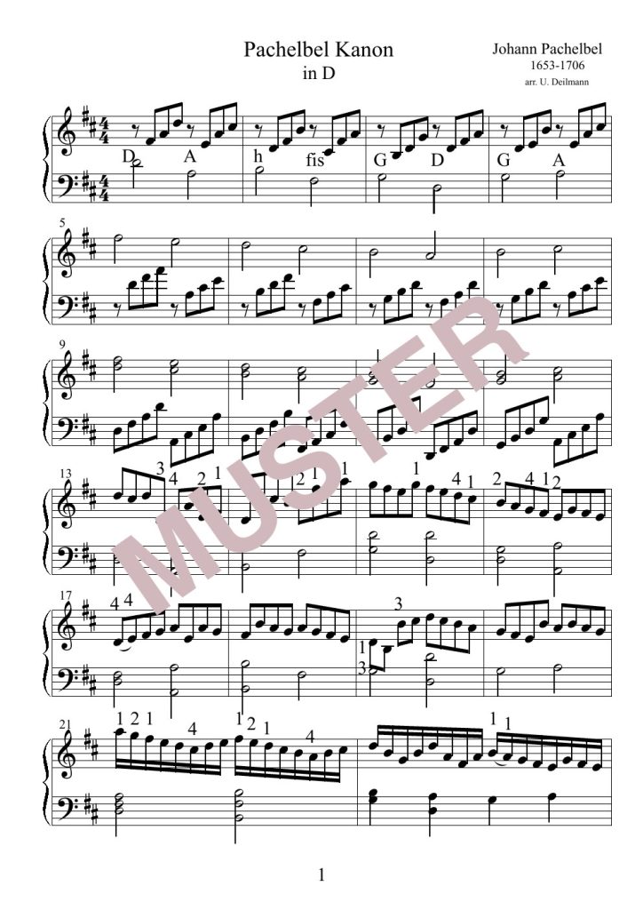 Musterseite 3 von Pachelbel