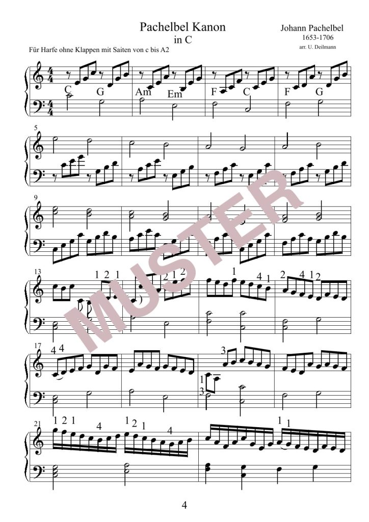 Musterseite 4 von Pachelbel