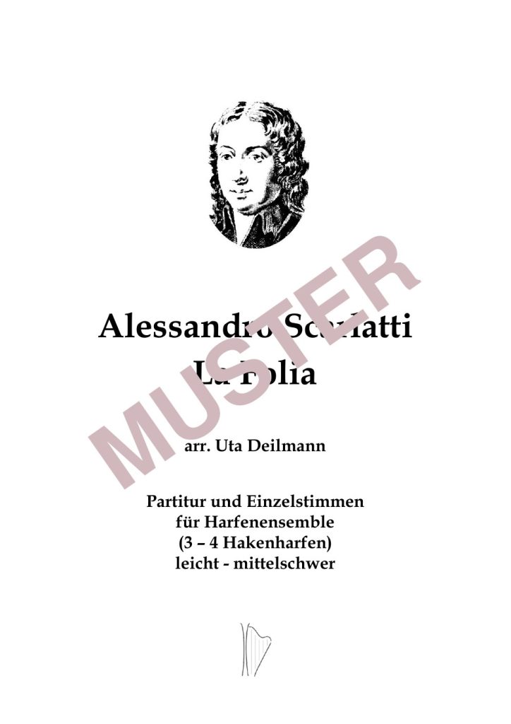 Musterseite 1 von Scarlatti: Folia – Partitur