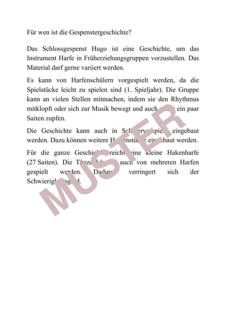 Musterseite 2 von Schlossgespenst Hugo