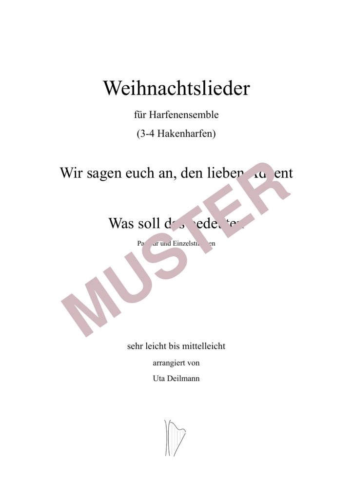 Musterseite 1 von Weihnachten im Ensemble