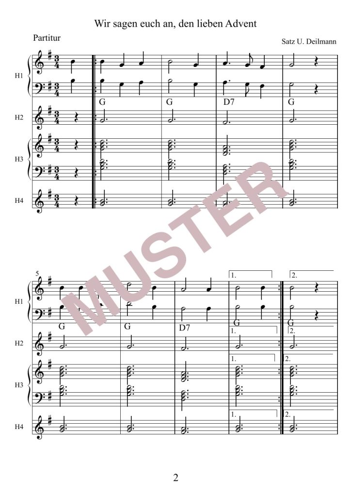 Musterseite 3 von Weihnachten im Ensemble