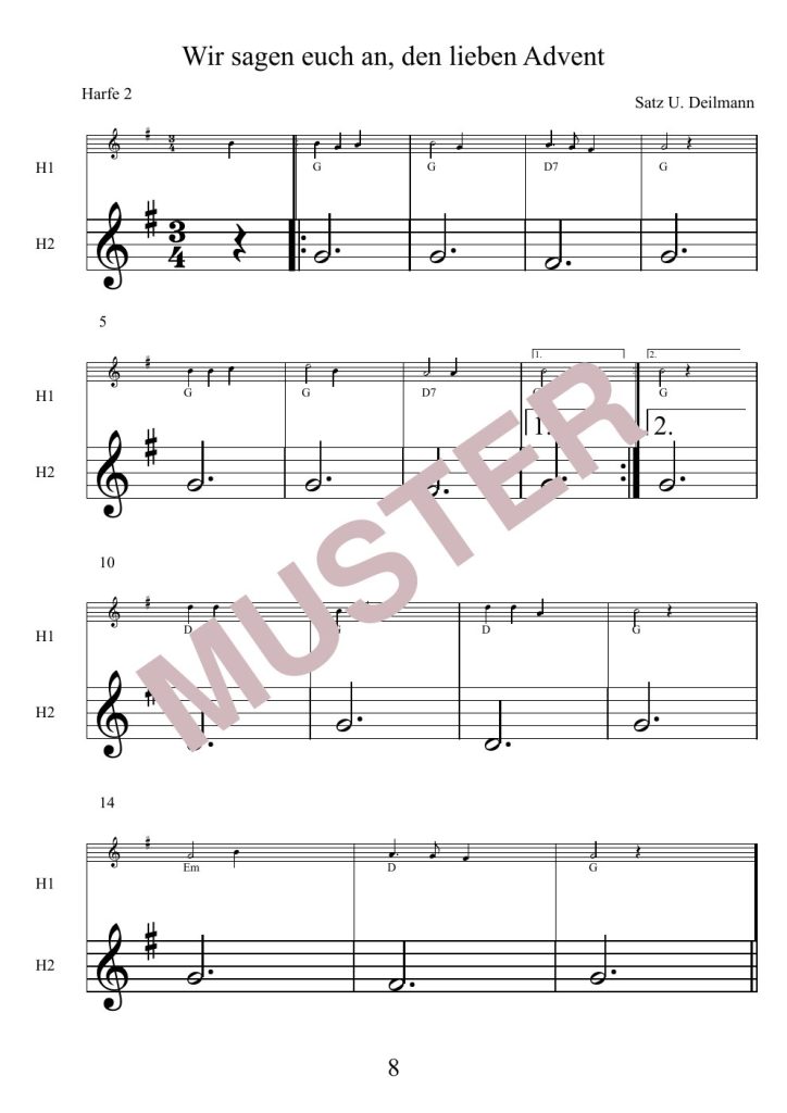 Musterseite 5 von Weihnachten im Ensemble