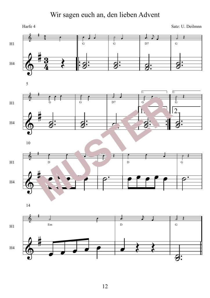 Musterseite 7 von Weihnachten im Ensemble